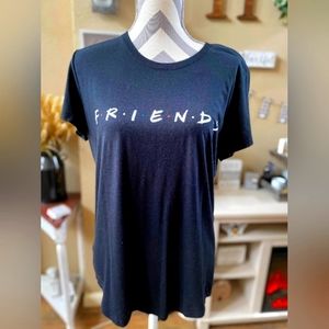 Boxlunch black FRIENDS graphic tee XL